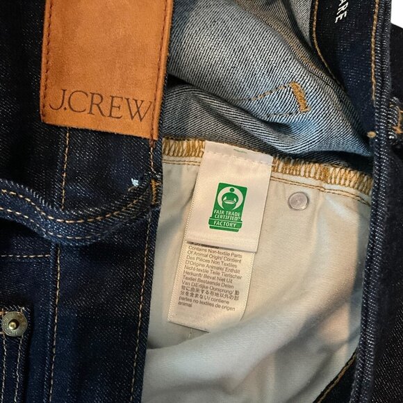 J. Crew Skinny Flare Jeans Rinse Wash Blue High Waist Size 29 Denim Pants - Picture 8 of 11